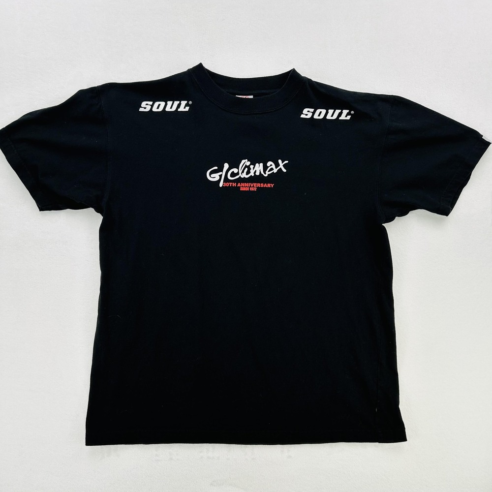 VINTAGE New Japan Pro-Wrestling Shirt Mens Large Soul G1 Climax 30th Anniversary